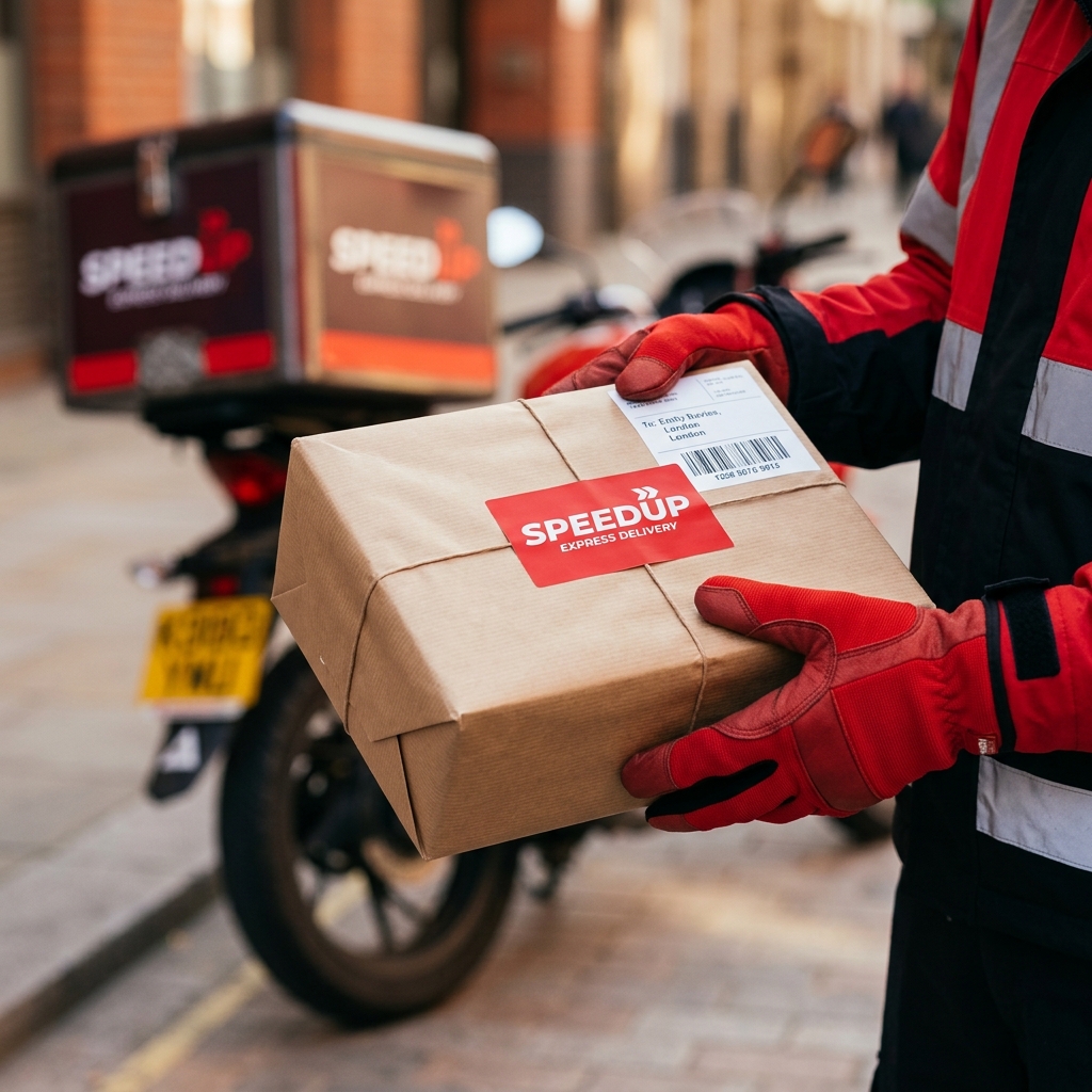 SpeedUp GH branded delivery package